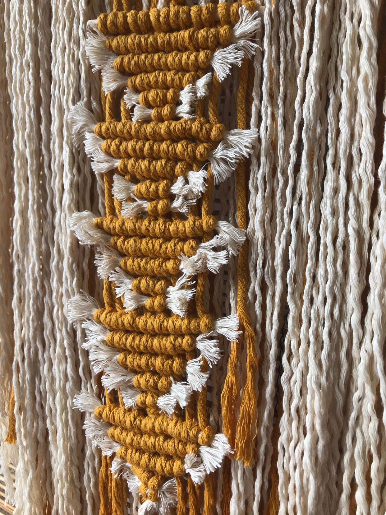 Modern Macrame Egyptian Wall hanging Scandi style woven wall Etsy