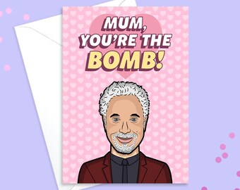 Tom Jones Birthday Card - Etsy UK