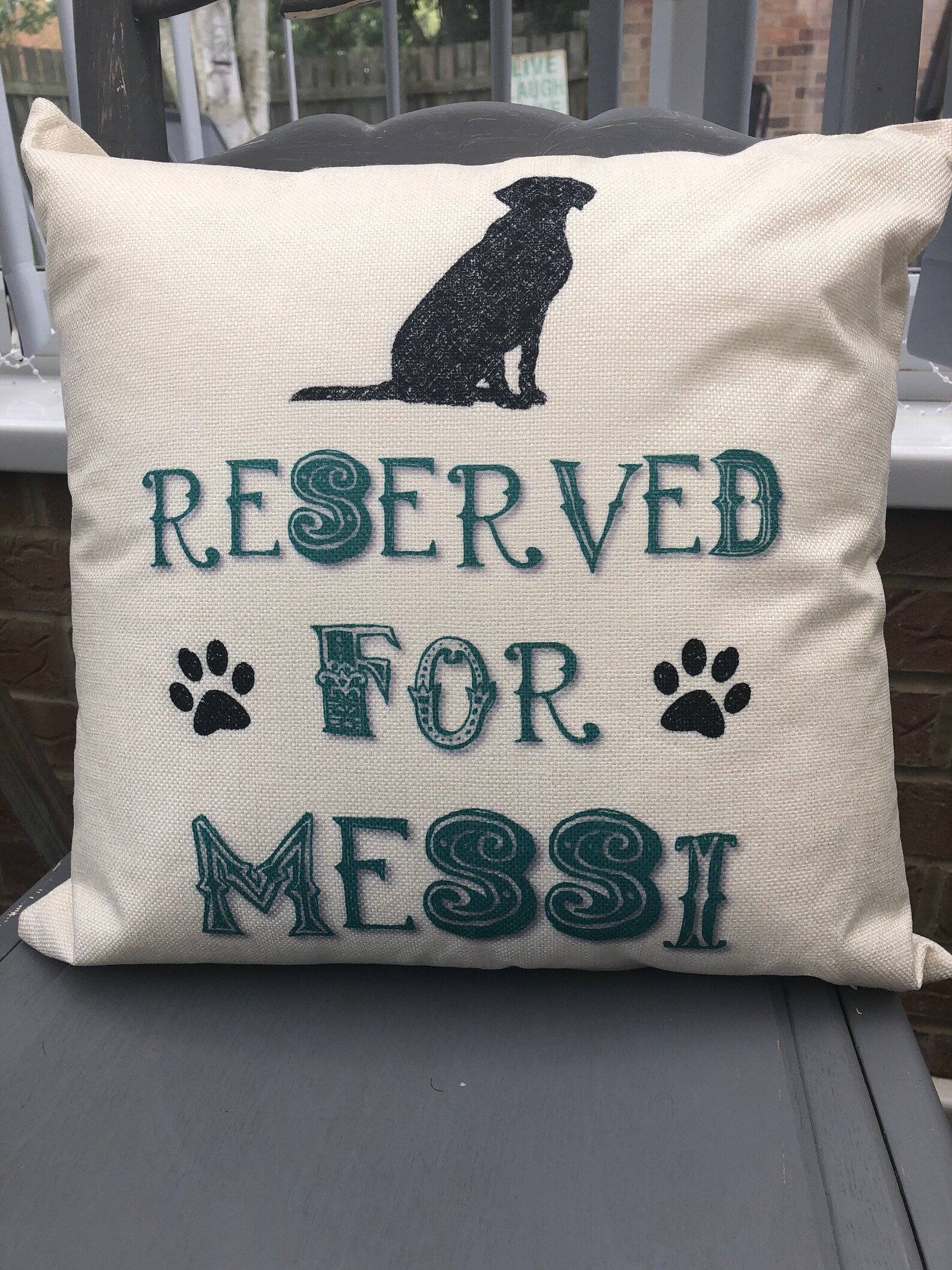 Personalised dog cushion any breed or colour with cushion Etsy