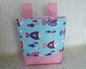 Lenkertasche Mädchen, Laufradtasche Mädchen, Lenkertasche Kinder, Puppenwagentasche, Laufradtasche Kinder, Bettutensilo, Dreiradtasche