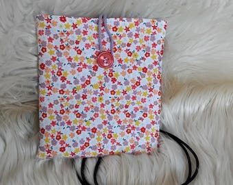 Estuche para Tolino Vision 6, funda para Tolino Vision 6, bolsa de almacenamiento para Tolino Vision 6, bolsa de almacenamiento con flores