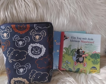 Pixibuchtasche, Pixibuchhülle, Utensilo für Pixibücher, Aufbewahrungstäschchen, Große Pixibuchtasche