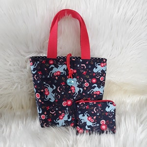 Kindertasche, Kindertasche Pferde, Shopping Bag, Mädchentasche, Stofftasche, Kindergartentasche, Kita Tasche