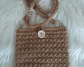 Bolso para el móvil, bolso de hombro, bolso cruzado, bolso de ganchillo para el móvil, bolso de estilo boho para festivales