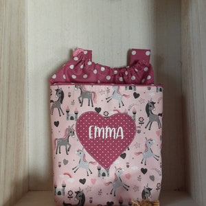 Lenkertasche Mädchen, Lenkertasche Einhorn, Puppenwagentasche, Dreiradtasche, Rollertasche, Lenkertasche