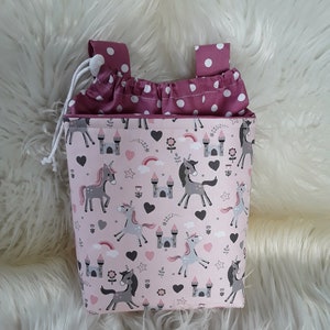 Lenkertasche Mädchen, Lenkertasche Kinder, Lenkertasche Einhorn, Laufradtasche Kinder, Puppenwagentasche, Dreiradtasche, Rollertasche