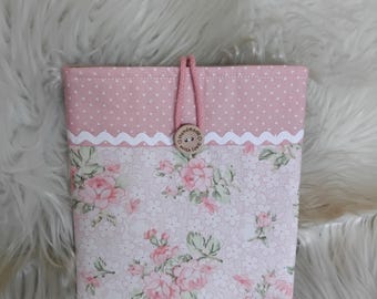 Funda para Tolino Vision 6, cubierta para Tolino Vision 6, bolsa de almacenamiento para Tolino Vision 6, bolsa de almacenamiento con rosas