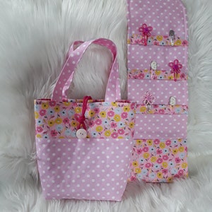 Haarspangentasche, Haarspangenutensilo, Kindergartentasche, Mädchentasche, Haarspangenhalter, Kita Tasche, Shopping Tasche Mädchen