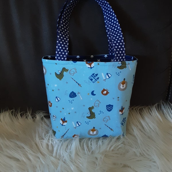 Kindertasche, Kindergartentasche, Kindertasche Junge, Einkaufstasche, Stofftasche