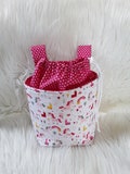 Handlebar bag girls, handlebar bag children, doll pram bag, pucky wheel bag, balance bike bag children, balance bike bag girls, tricycle bag