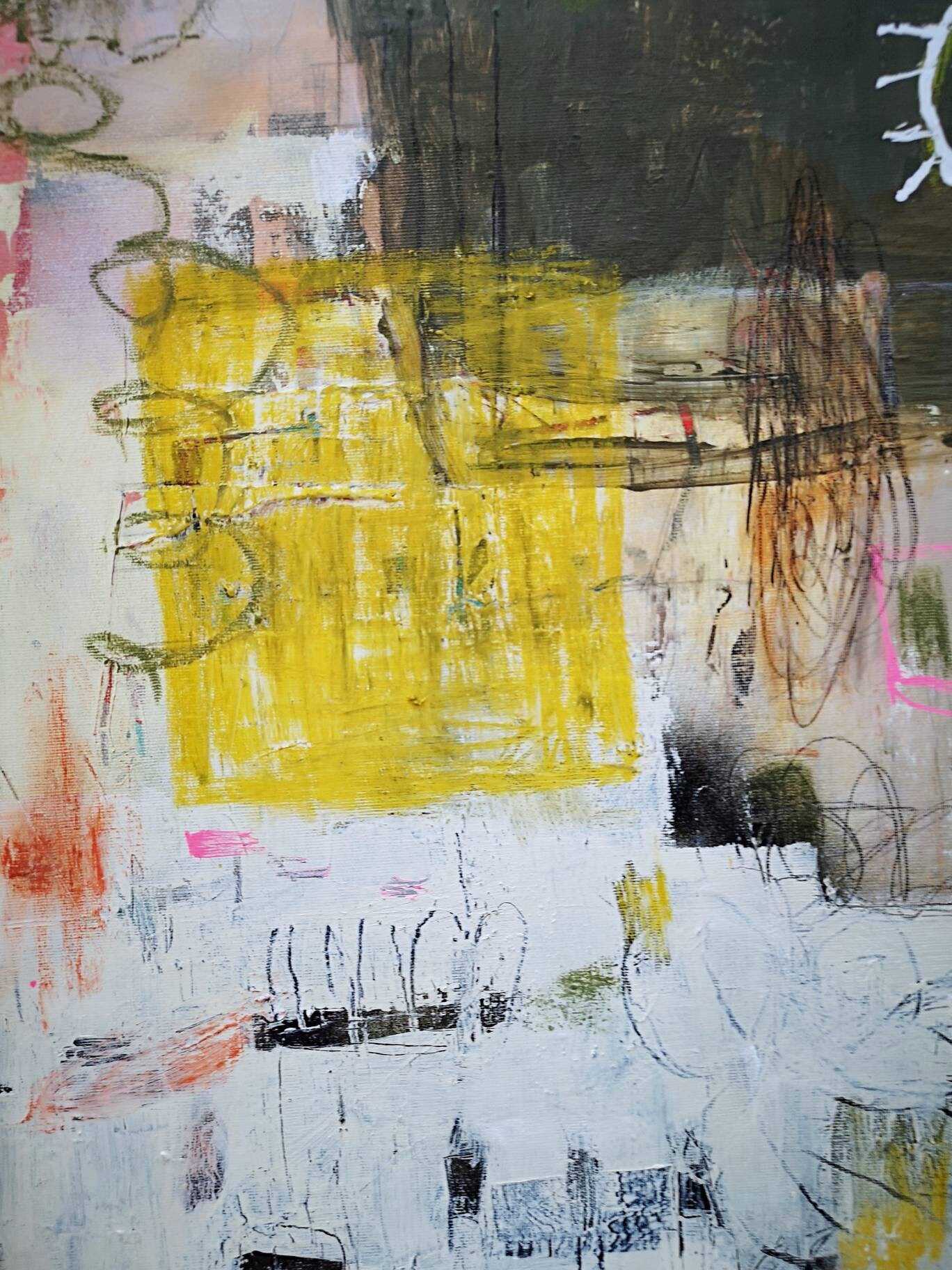 Große moderne abstrakte Wandkunst Original zeitgenössische | Etsy