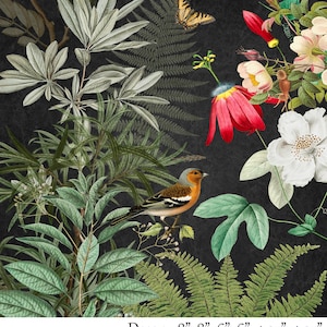 1931 - Birds, Butterflies and Botanicals - 5 different designs  8x8 6x6 4.25x4.25 - Decorative Tile, Tile, Tile Mural, kitchen Tile