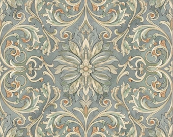 2006 - Laurel Grove - 8x8 6x6 4.25x4.25 -Satin finish - Decorative Tile - Accent Tile - Ceramic Tile- Vintage Tile - backsplash tile