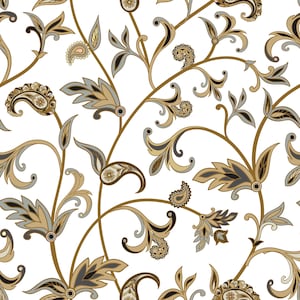 1747 - 1 Florence -8 "x 8" 6 "x 6 ""oder 4,25 "x 4,25" auf weißer oder cremefarbener Fliese mit seidenmatter Oberfläche - Dekorative Musterfliese." Akzent Fliese, Fliesenbild