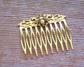 High Quality Antique Bronze Plated Filigree Hair Comb With 14 pins,Nicket Free 20/% off 6pcs
