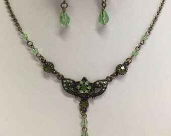 Green Necklace - Etsy Australia