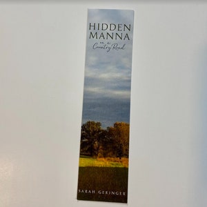 Hidden Manna on a Country Road personally signed book with bookmark and scripture cards image 5