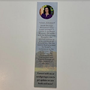 Hidden Manna on a Country Road personally signed book with bookmark and scripture cards image 6