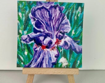 Spring Floral Mini Prints: Acrylic Flower Art Set (3.5 x 3.5)