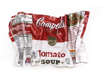 CAMPBELL'S SOUP Wrapper 3D Sculpture Wall Art