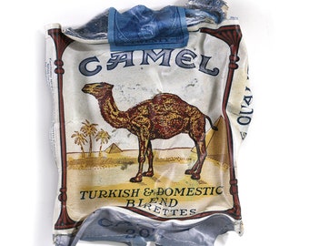 Vintage Camel Filters Lighter, Genuine Camel and Imposter Cow With Hay Hump,  Cigarette Advertisements, Retro Throwback Camel Cigarettes