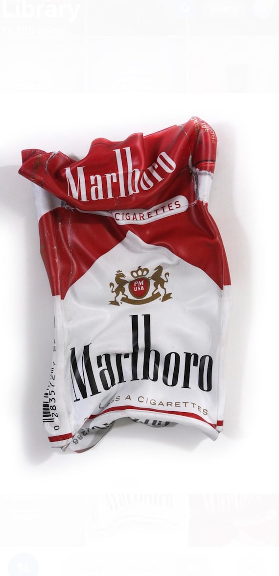 marlboro cigarettes box MARLBORO CIGARETTE BOX 3D Sculpture Wall Art