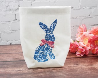 Light bag Easter, light bag Easter bunny, decoration spring, table decoration spring, LED, decoration light, decoration fabric, light bag rabbit, decoration Easter