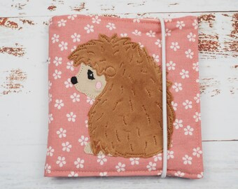 Book cover mini library for Pixi books matching motif hedgehog