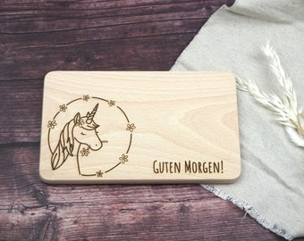 Unicorn breakfast board - personalized