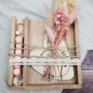 Gift set with dried flowers for Mother's Day image 1