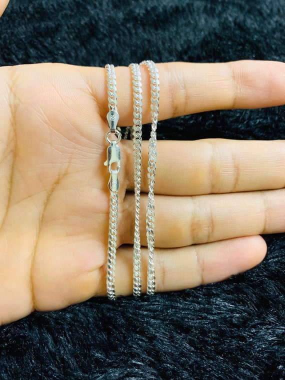 925 Sterling Silver Mm 18”-20” Men's Women's Hip Hop Miami