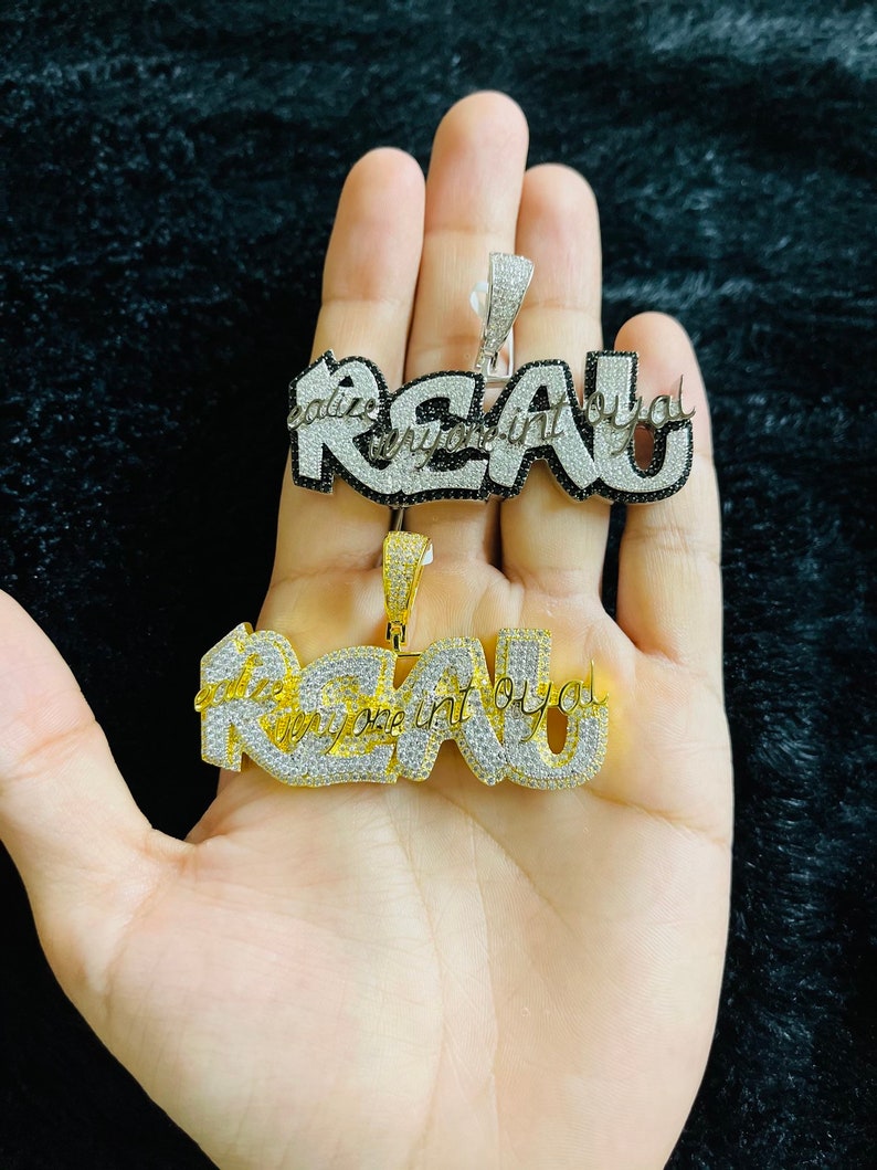 14k Gold Finish REAL Realize Everyone Aint Loyal Hip Hop Etsy