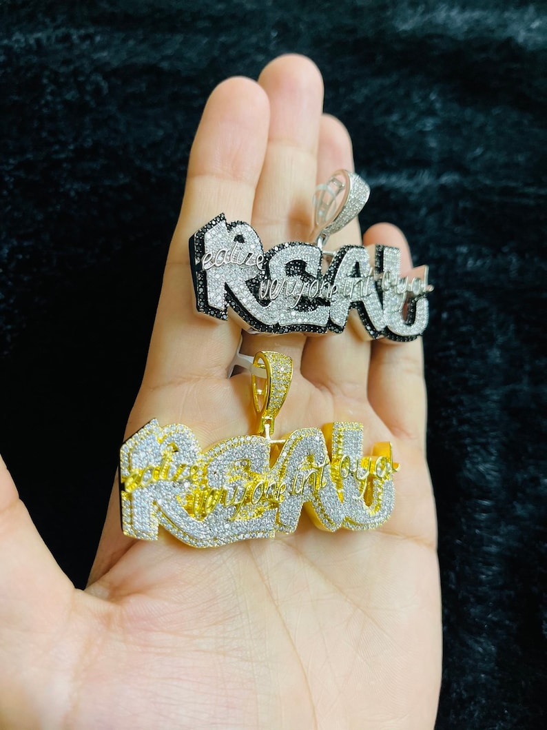 14k Gold Finish REAL Realize Everyone Aint Loyal Hip Hop Etsy