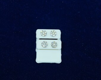 925 Sterling Silver 2.25CTW VS.D Color Moissanite Diamond Studs Earrings