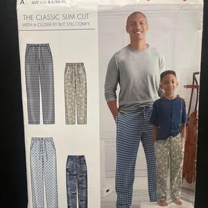 PJ Pants Sewing Pattern for Men & Boys: Flannel Lounge Pants