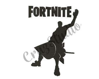 9 Size Fortnite Silhouette machine embroidery designs | Etsy
