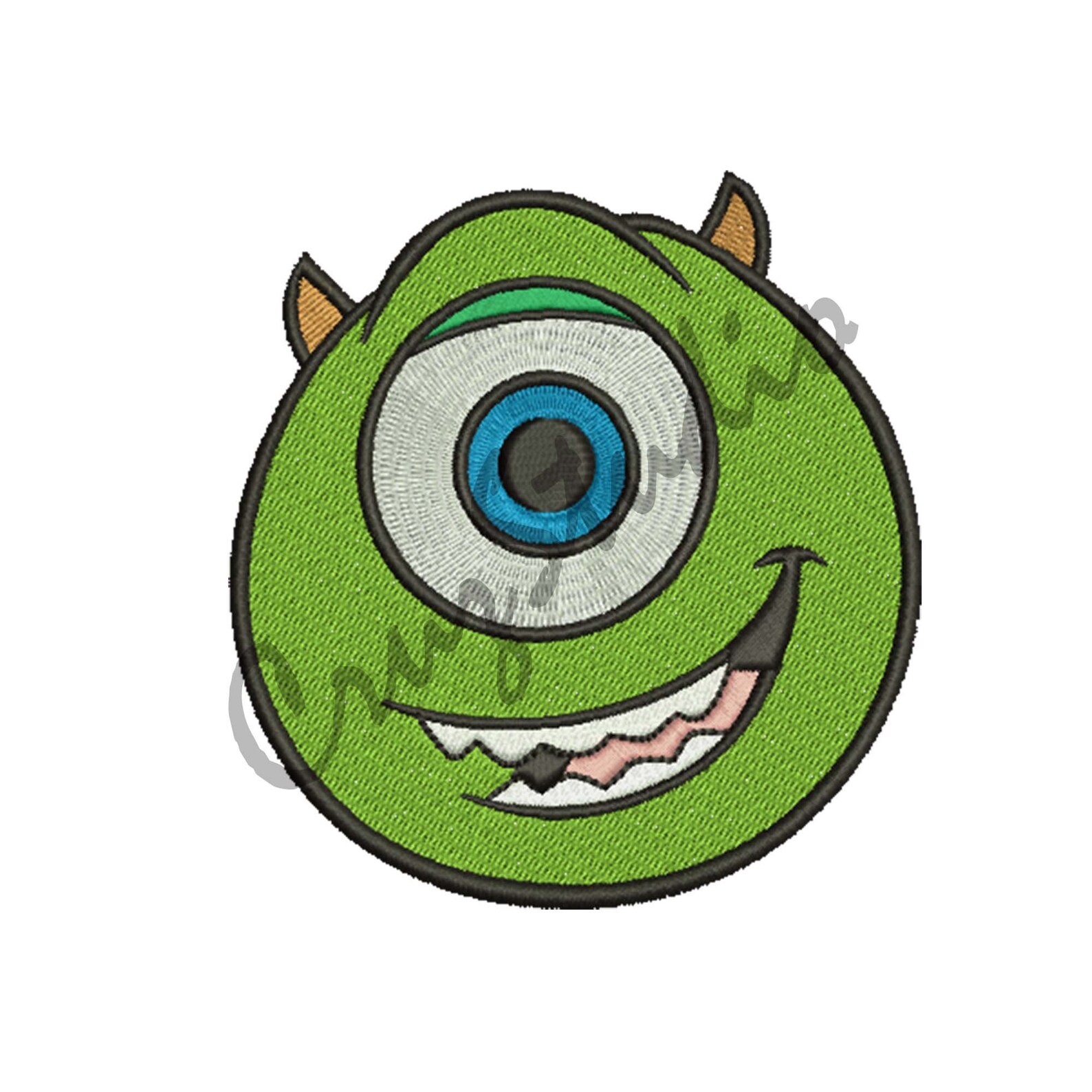 5 Size Monsters Inc Embroidery Designs Etsy