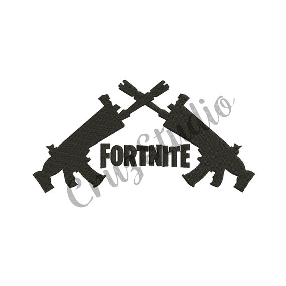 9 Size Fortnite Silhouette machine embroidery designs | Etsy