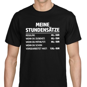 MEINE STUNDENSÄTZE Stundensatz Handwerker Mechaniker Elektriker Gärtner