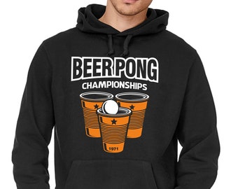 Beer Pong Meister Bier Spiel Party Saufen Bälle Sweatshirt