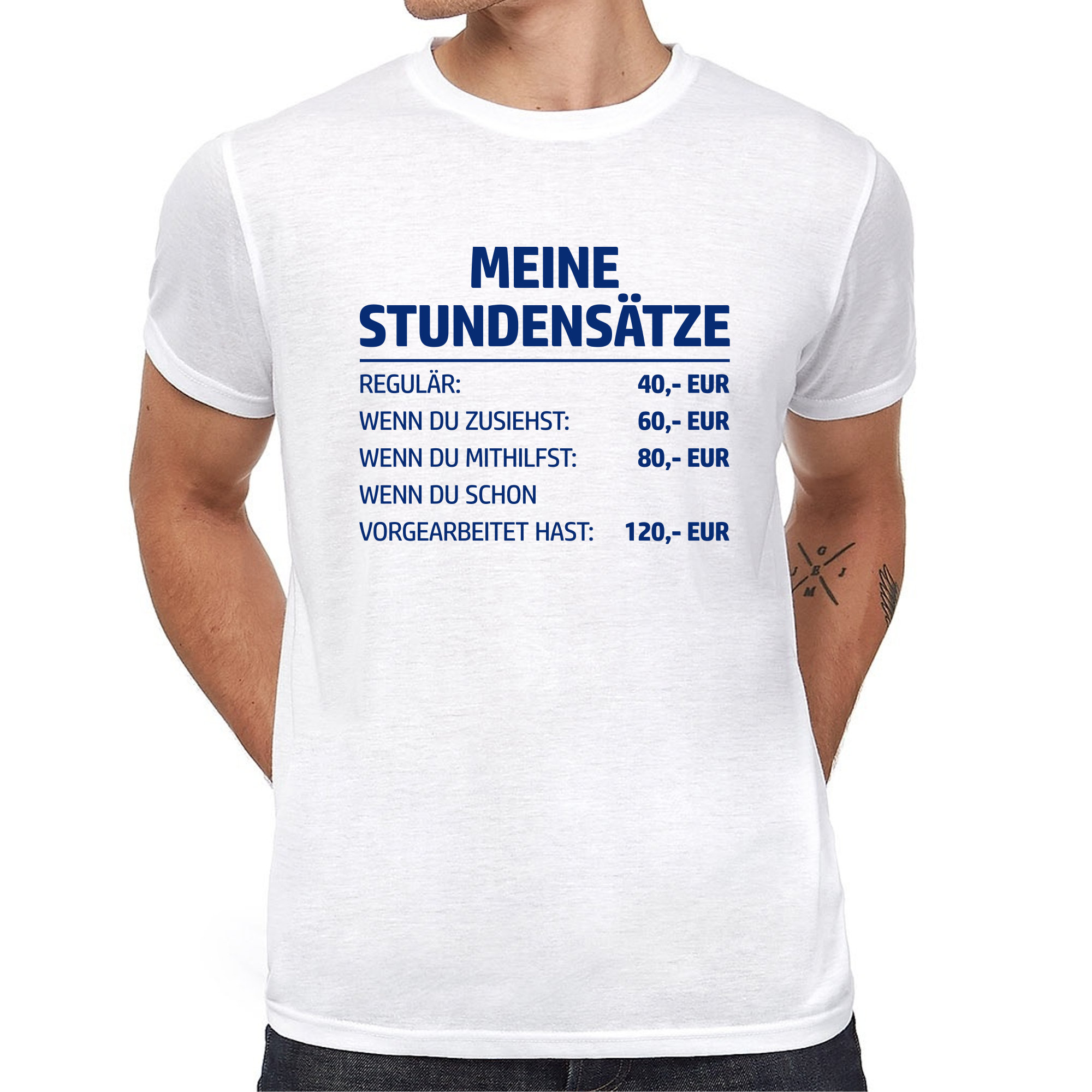 MEINE STUNDENSÄTZE Stundensatz Handwerker Mechaniker Elektriker Gärtner