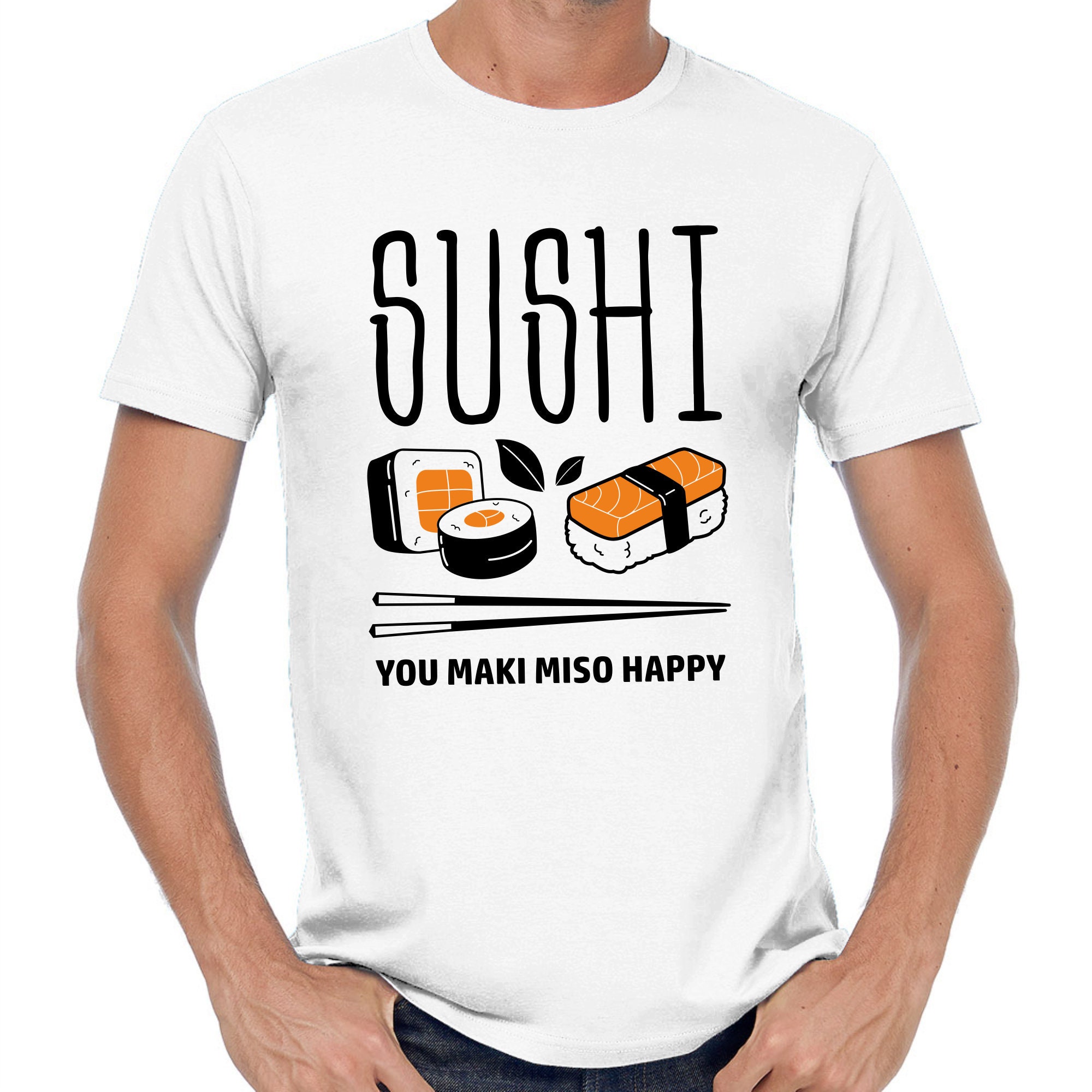 Surfer Sushi Rice Soy Sauce - Kawaii Maki Gift T-Shirt
