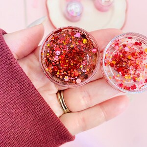 Hair Glitter Gel, Hair Gel, Fall Leaves, Gel, Clear Styling Gel, Hairstyles, Girl hairstyles, Glitter gel, girl, Toddler girl, Glitter shape