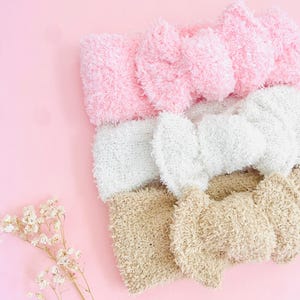 Zoey Fuzzy Headwrap, Baby Headband, Headwraps, Baby girl, Bows, Girls, Accessories for girls, Hair Bows, Fuzzy, Cozy headband