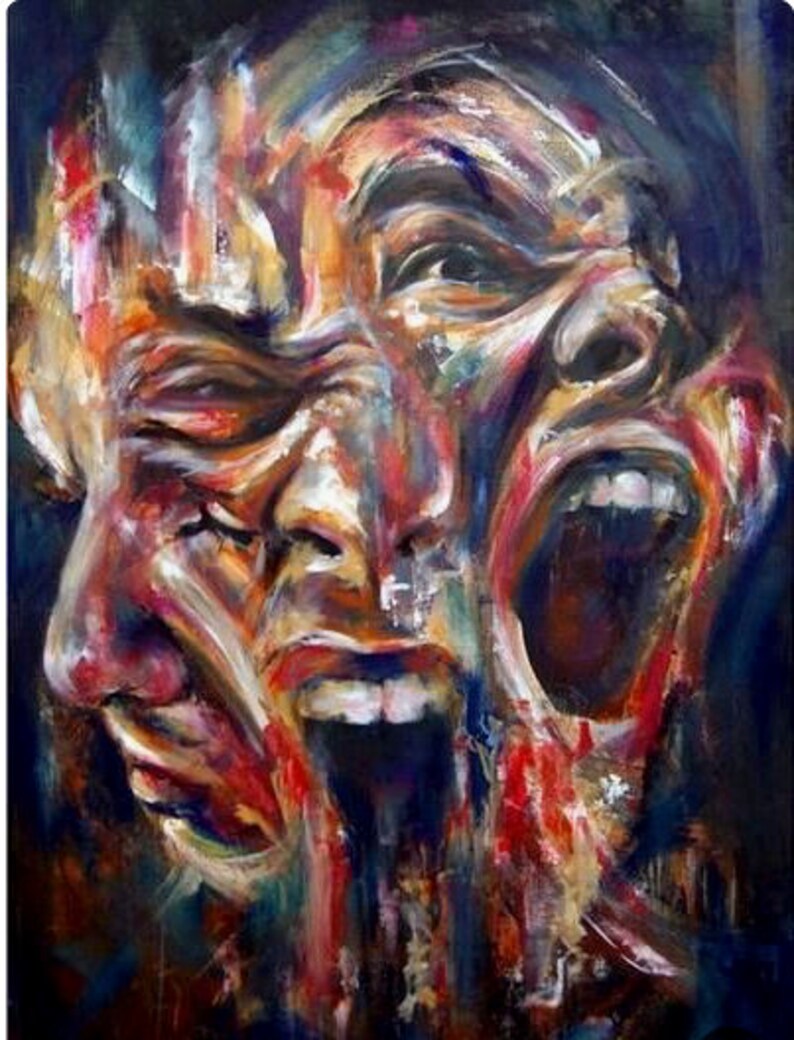 ультрамарин портрет. портрет одной души. портрет души. душа портрет. эмоции арт абстракт.