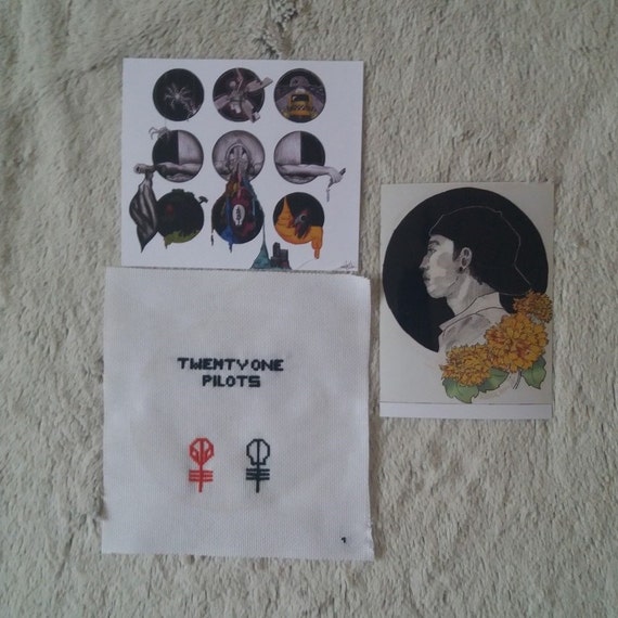 Cliqueart Bundle Twenty One Pilots Fanart Self Titled Etsy