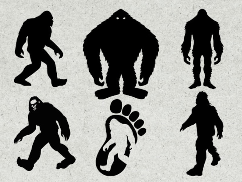 Bigfoot Svg Bundle Sasquatch Svg Bundle Bigfoot Clipart - Etsy