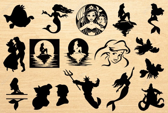 The Little Mermaid SVG Ariel SVG Mermaid SVG Disney svg | Etsy