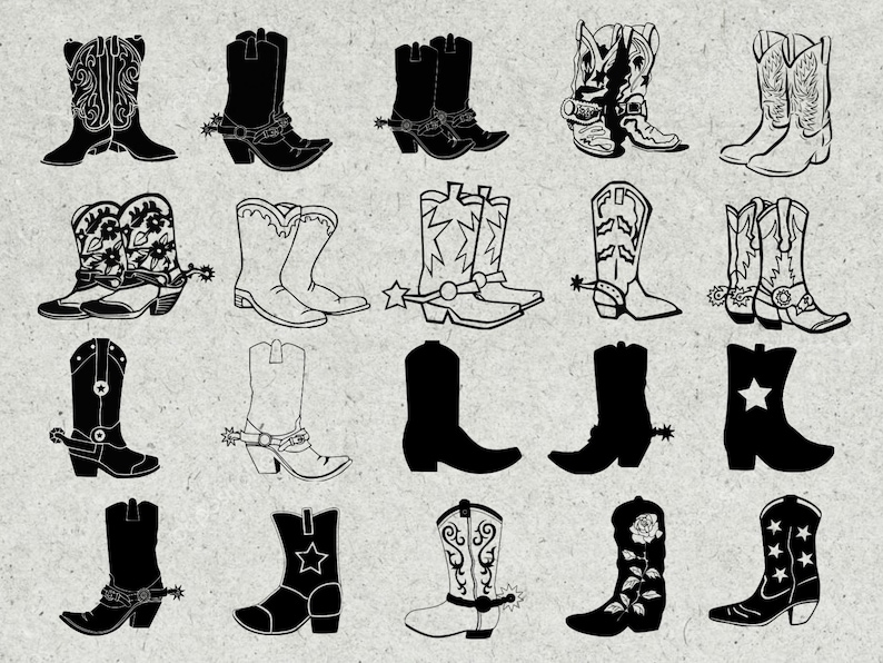 Download Cowboy boots svg bundle cowgirl boots svg cowboy boots svg ...