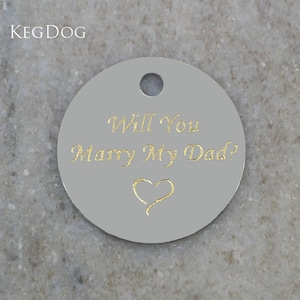 Proposal Tag For Dog - Personalised ID Disc Engraving